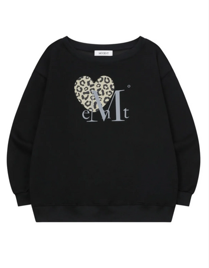 韓國 Mucent Sierra Leopard Heart One Shoulder Mtm【MU203】