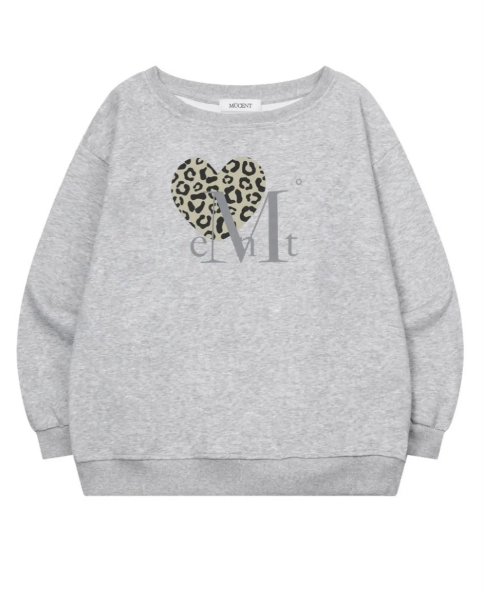 韓國 Mucent Sierra Leopard Heart One Shoulder Mtm【MU203】