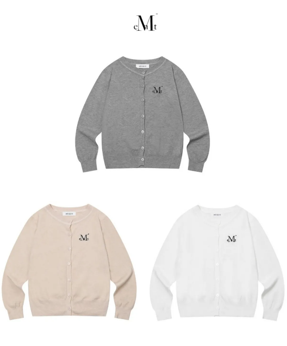 韓國 Mucent Varichion R-Neck Cardigan【MU194】