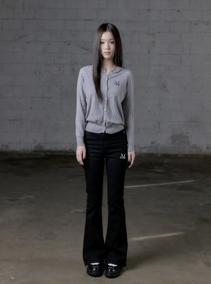 韓國 Mucent Varichion R-Neck Cardigan【MU194】