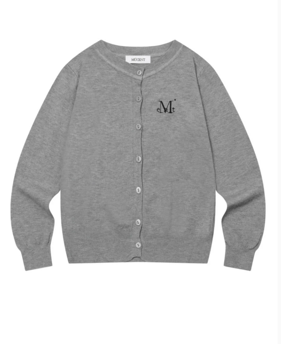 韓國 Mucent Varichion R-Neck Cardigan【MU194】