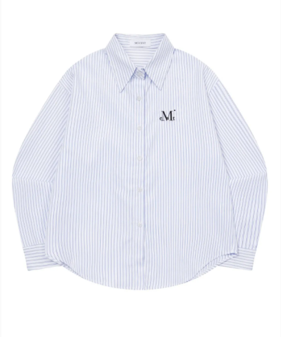 韓國 Mucent Bona Signature Stripe Shirts【MU173】
