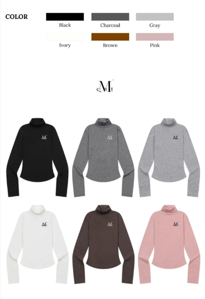 韓國 Mucent Delora Turtle Neck T【MU211】