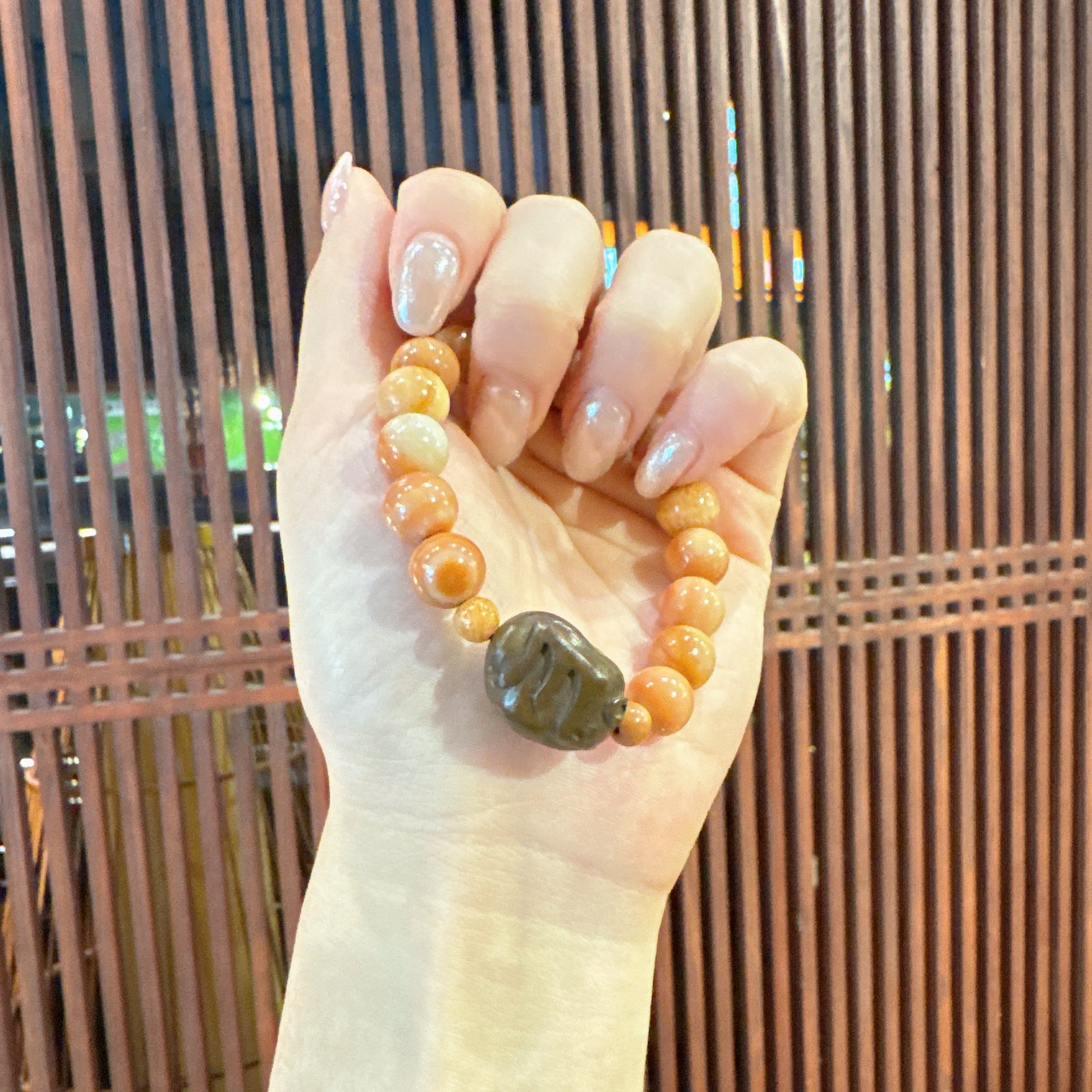 靚太同款 | 珊瑚舍利財神咒 【SA124】