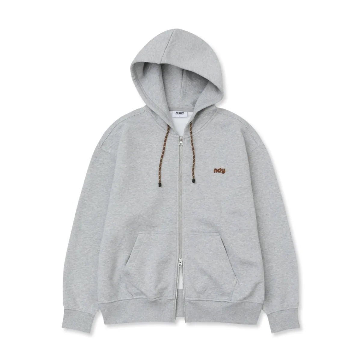 韓國 Nerdy Twist Brushed Hoodie Zip-Up【NY057】
