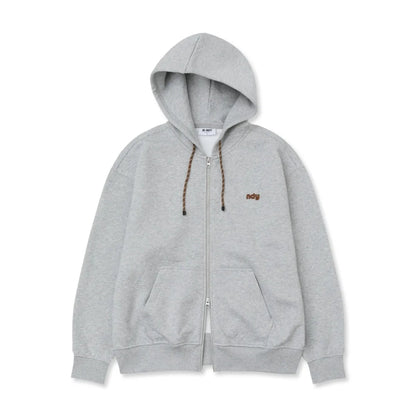 韓國 Nerdy Twist Brushed Hoodie Zip-Up【NY057】