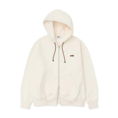 韓國 Nerdy Twist Brushed Hoodie Zip-Up【NY057】