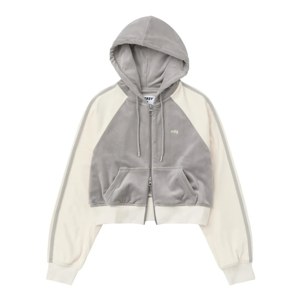 韓國 Nerdy Women's Velour Hoodie Track Top【NY054】