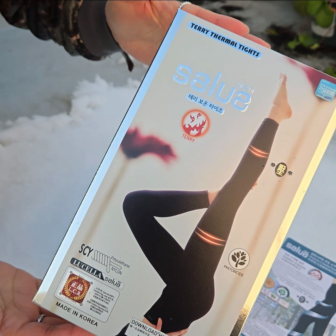 韓國 Salua 空氣發熱內褲 圈卷絨 - 九分 (深秋冬款 - 輕壓款)【SL002】