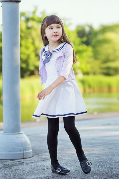 韓國 Salua 200M 兒童美腿襪 - 連腳 (春秋款 - 輕壓款)【SL007】