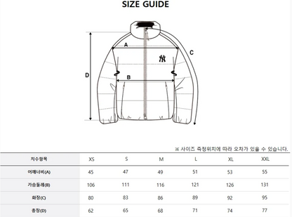 韓國 MLB Basic U-Neck Goose Lightweight Padding (鴨絨)【MB031】