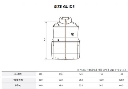 韓國 MLB Kids Daily Outdoor Ripstop Lightweight Down Vest (鴨絨)【MB038】