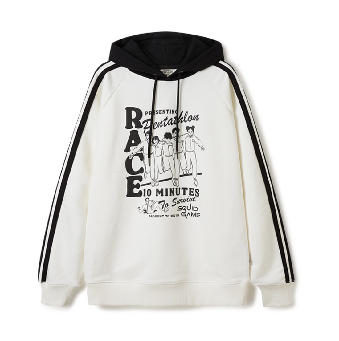 韓國 WhoAU Track Line Hoodie【WA252】