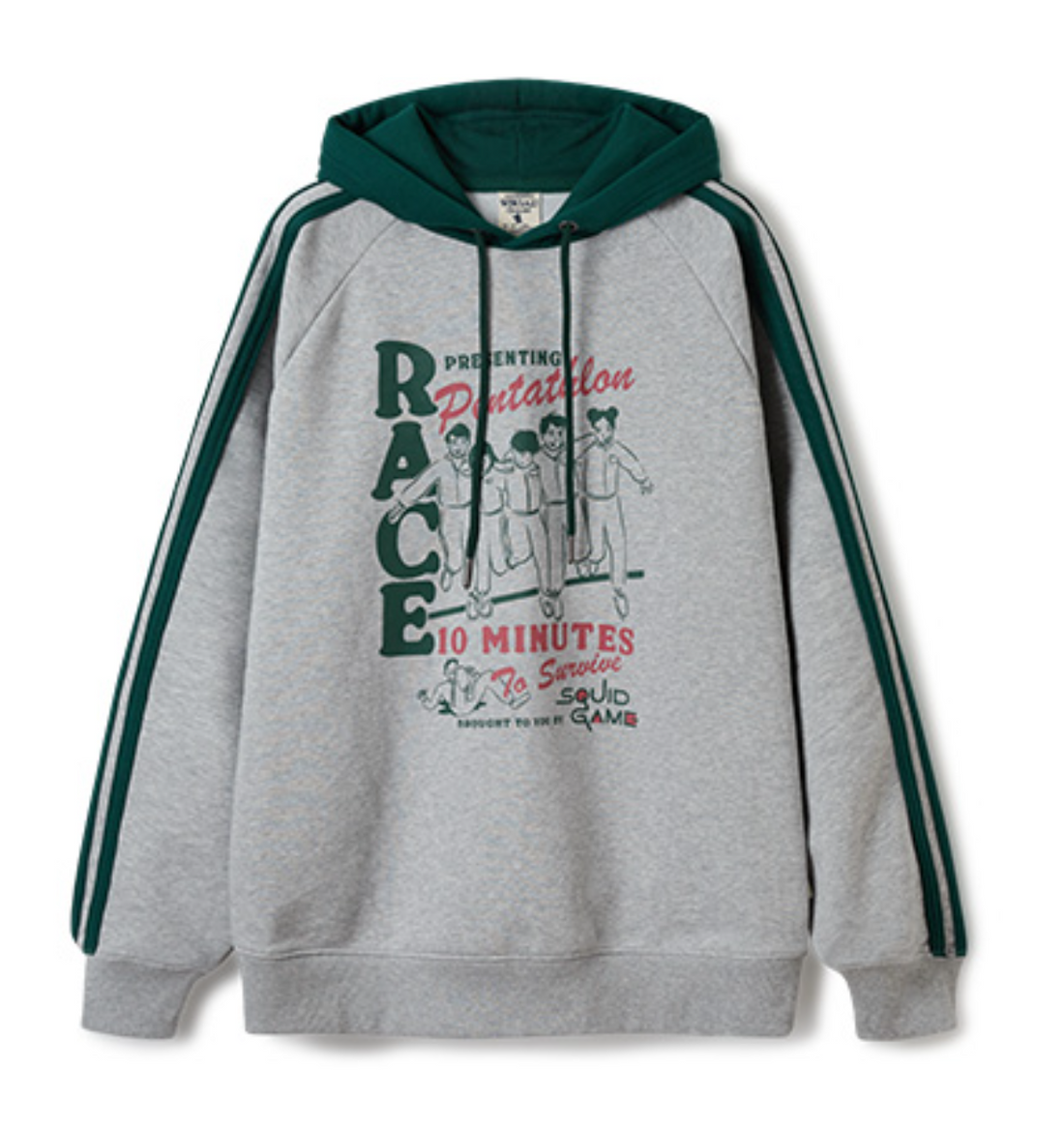 韓國 WhoAU Track Line Hoodie【WA252】