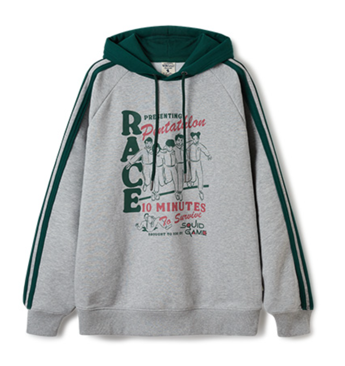 韓國 WhoAU Track Line Hoodie【WA252】