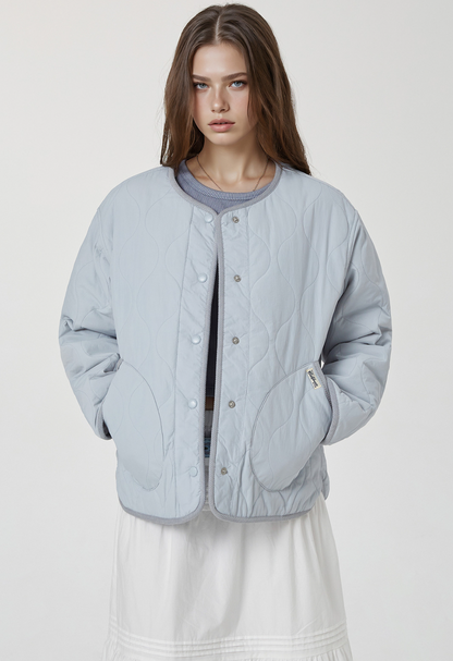 韓國 WhoAU Steve Reversible Quilting Jacket【WA263】