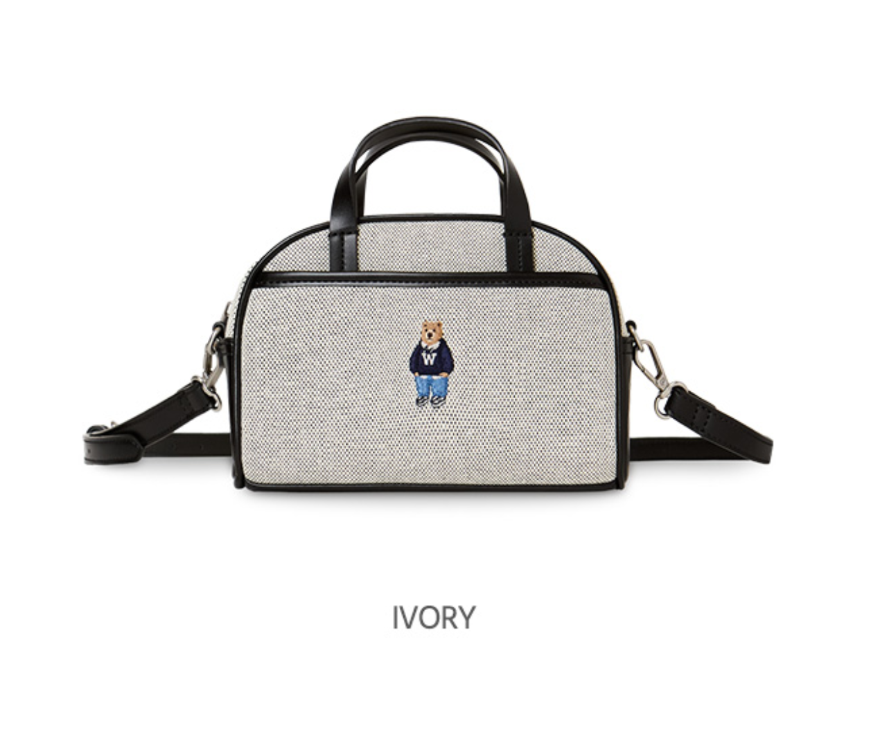 韓國 WhoAU Steve Canvas Mini Tote Bag【WA273】