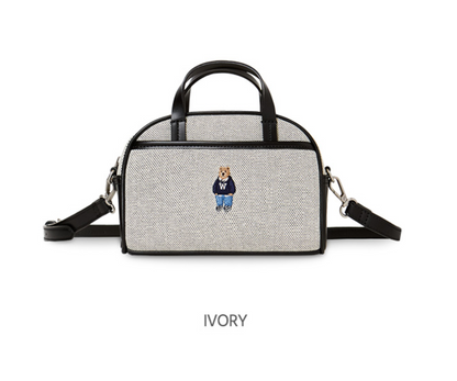 韓國 WhoAU Steve Canvas Mini Tote Bag【WA273】