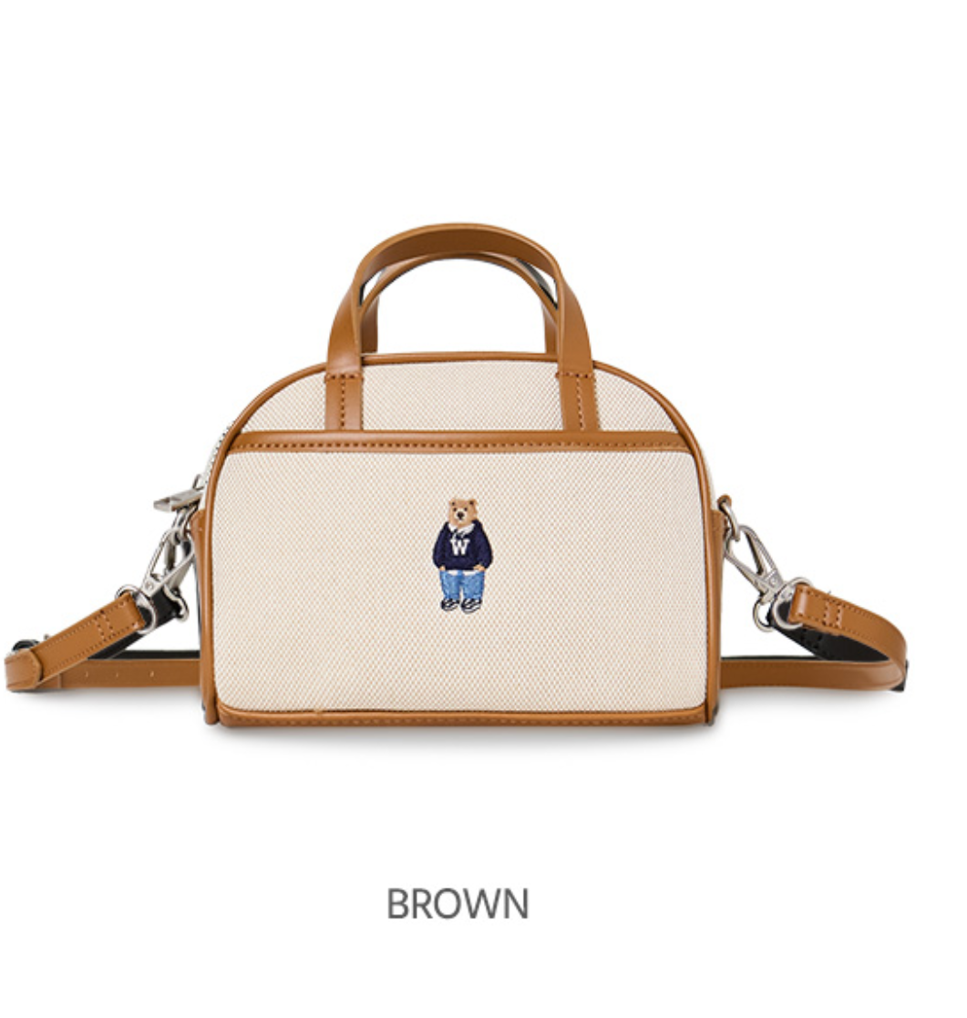 韓國 WhoAU Steve Canvas Mini Tote Bag【WA273】