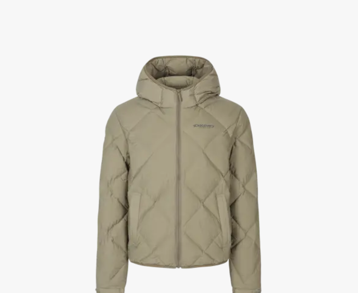 韓國 Discovery Women's Dihas Hooded Tube Goose Down Lightweight Padding【DY260】