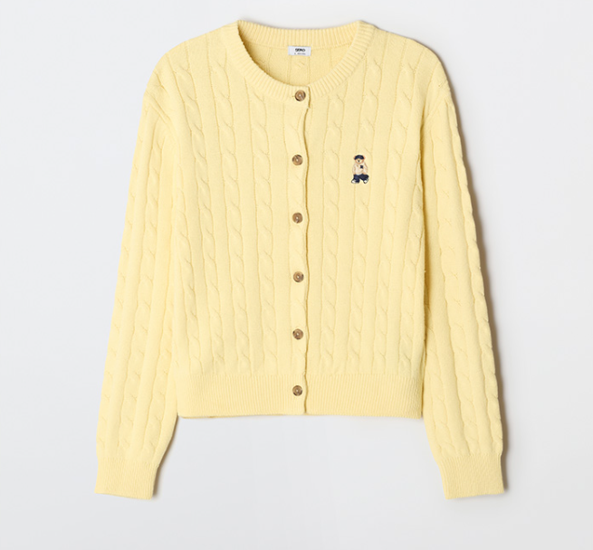 韓國 SPAO Woody Cable Cardigan【SP308】