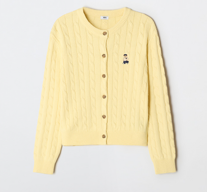 韓國 SPAO Woody Cable Cardigan【SP308】