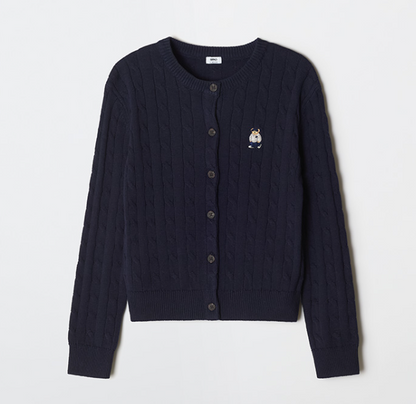 韓國 SPAO Woody Cable Cardigan【SP308】