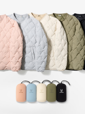 韓國 Lifework Lite Diamond Quilted Down Jumper【SC071】