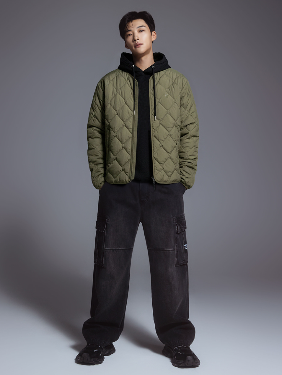 韓國 Lifework Lite Diamond Quilted Down Jumper【SC071】