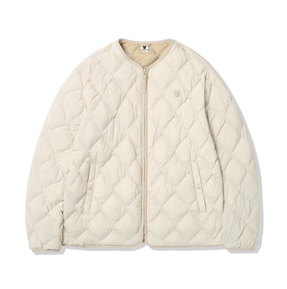 韓國 Lifework Lite Diamond Quilted Down Jumper【SC071】