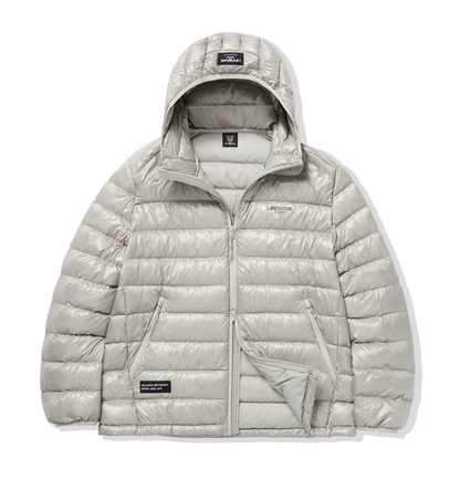 韓國 Lifework Lite Glossy Hooded Down Jumper【SC080】