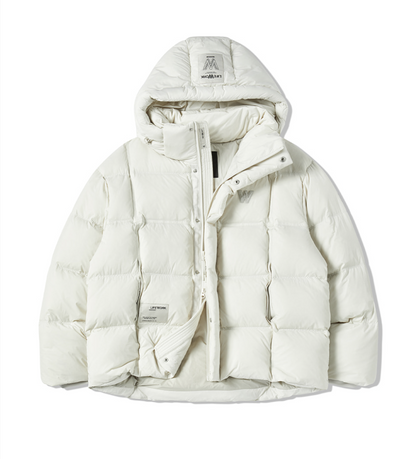 韓國 Lifework Soft Air Mix Quilted Hooded Down Jumper【SC081】