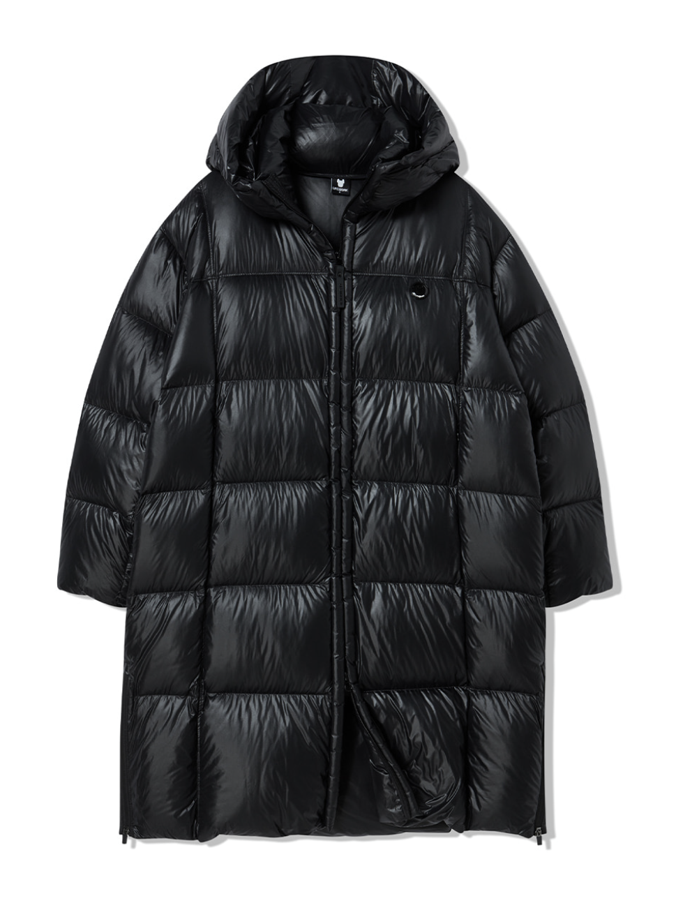 韓國 Lifework Women's Soft Air Square Quilted Long Hooded Down Jumper【SC084】