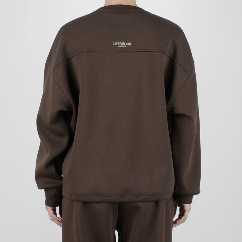 韓國 Lifework Women's Lite Bonding Hidden Pocket Sweatshirt【SC090】