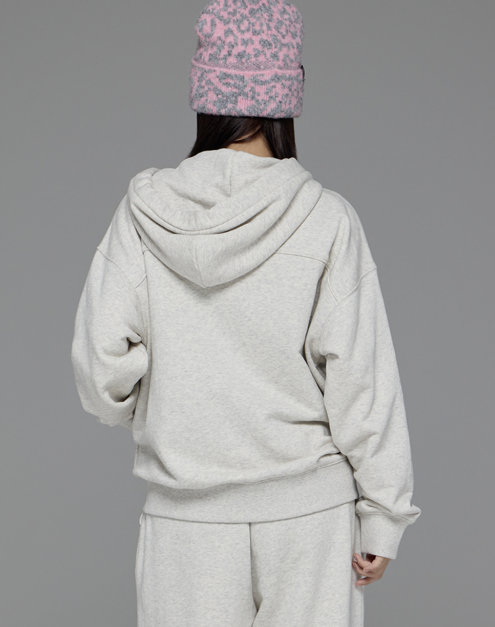 韓國 Lifework Women's Basic Hopi Radok Hooded Zip-Up【SC093】
