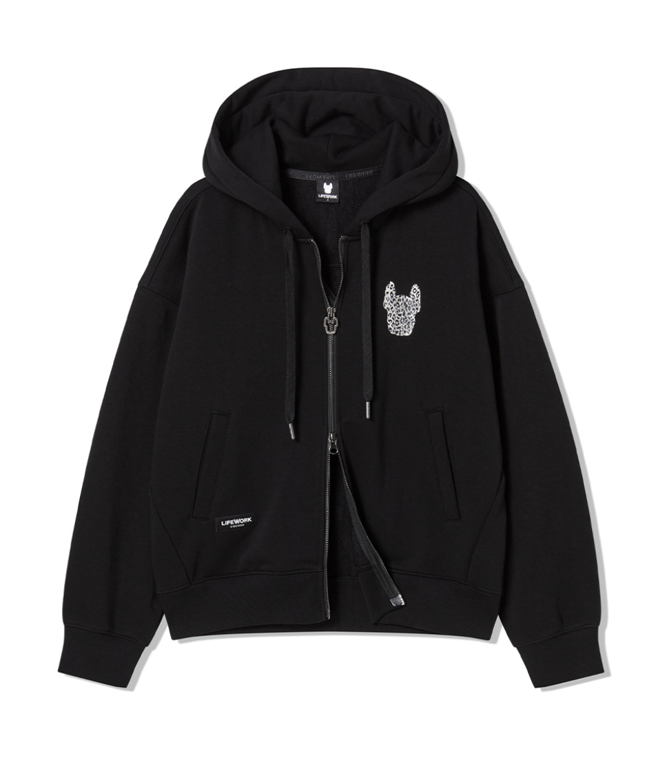 韓國 Lifework Women's Basic Hopi Radok Hooded Zip-Up【SC093】