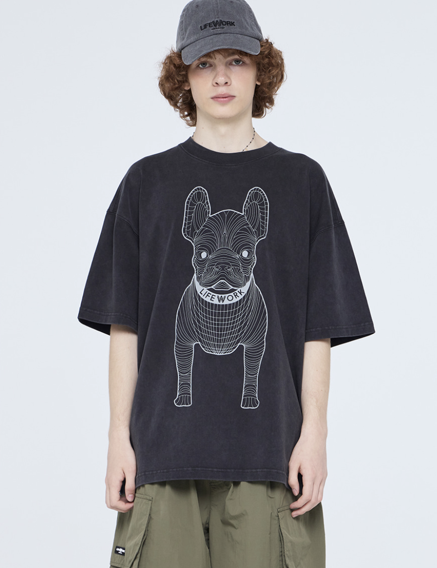 韓國 Lifework Washing Big Radock Short Sleeve T-Shirt【SC102】