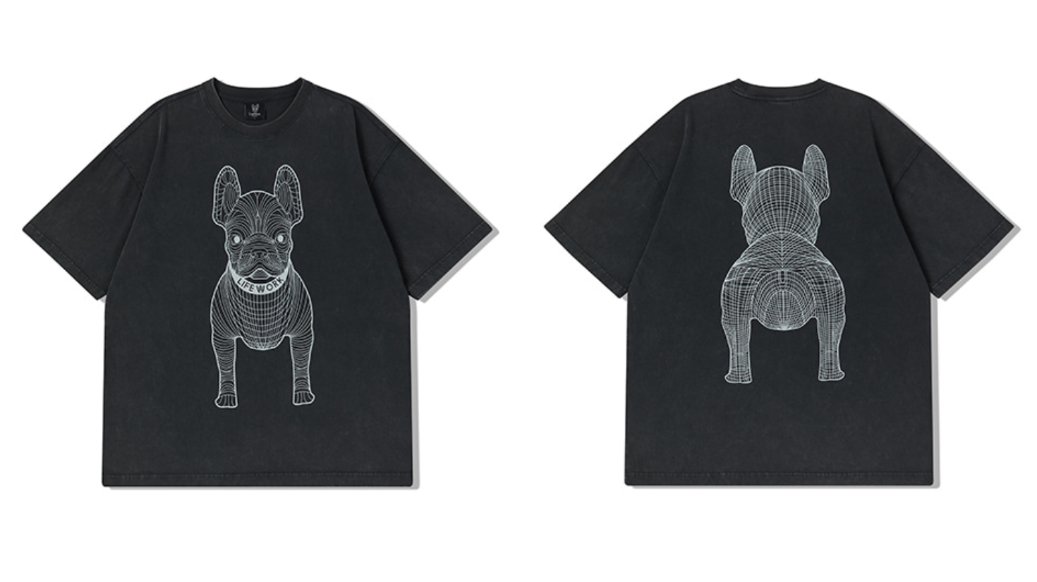 韓國 Lifework Washing Big Radock Short Sleeve T-Shirt【SC102】