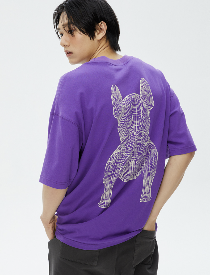 韓國 Lifework Big Radog short-sleeved T-Shirt【SC104】