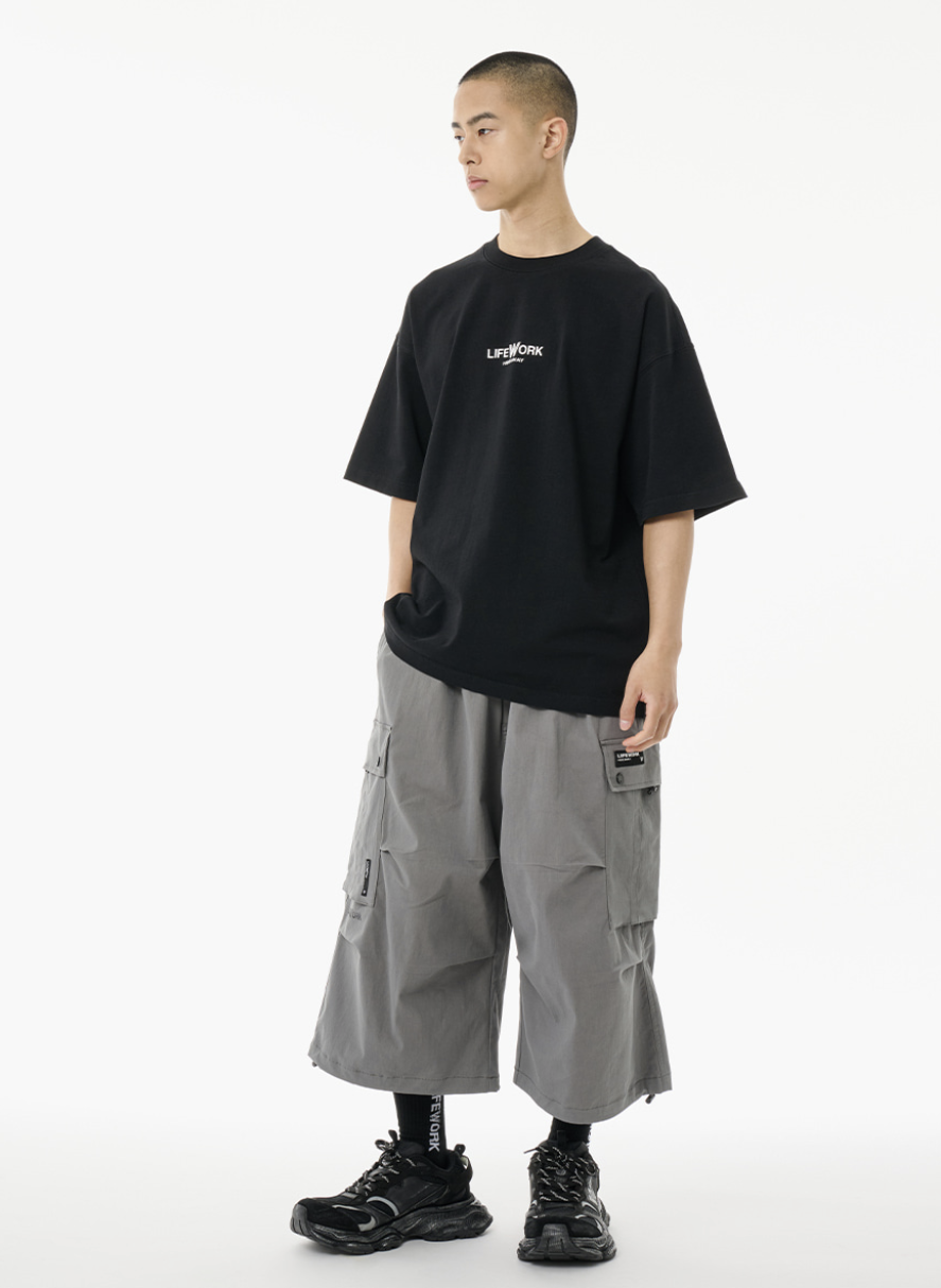 韓國 Lifework Basic Mini Logo Short Sleeve T-Shirt【SC106】