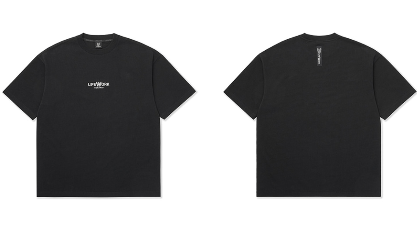 韓國 Lifework Basic Mini Logo Short Sleeve T-Shirt【SC106】