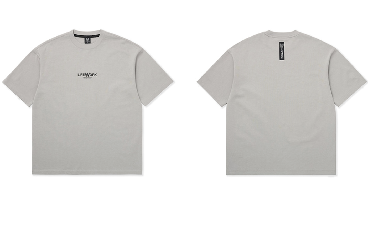 韓國 Lifework Basic Mini Logo Short Sleeve T-Shirt【SC106】