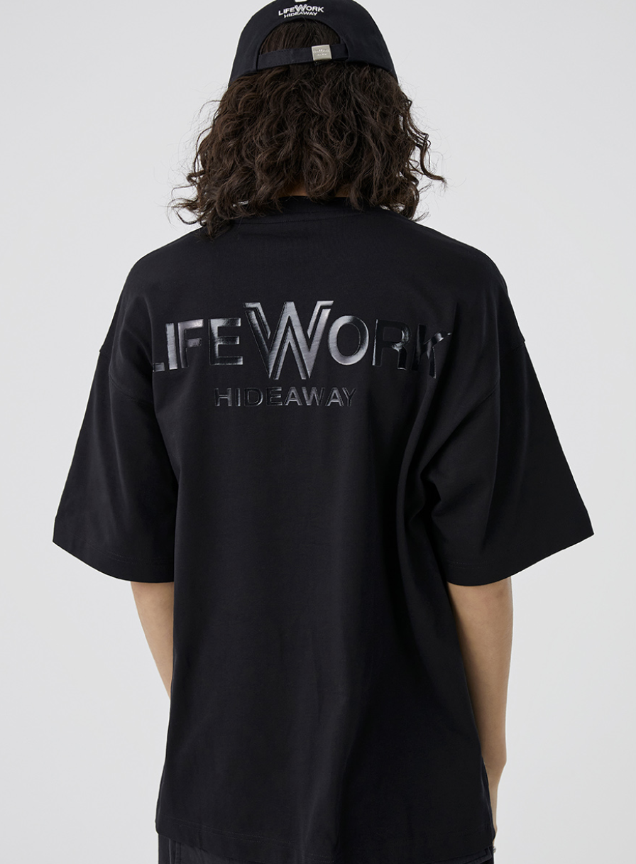 韓國 Lifework Supima Logo Short Sleeve T-Shirt【SC108】