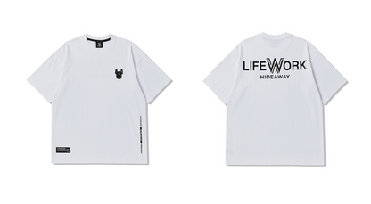 韓國 Lifework Supima Logo Short Sleeve T-Shirt【SC108】