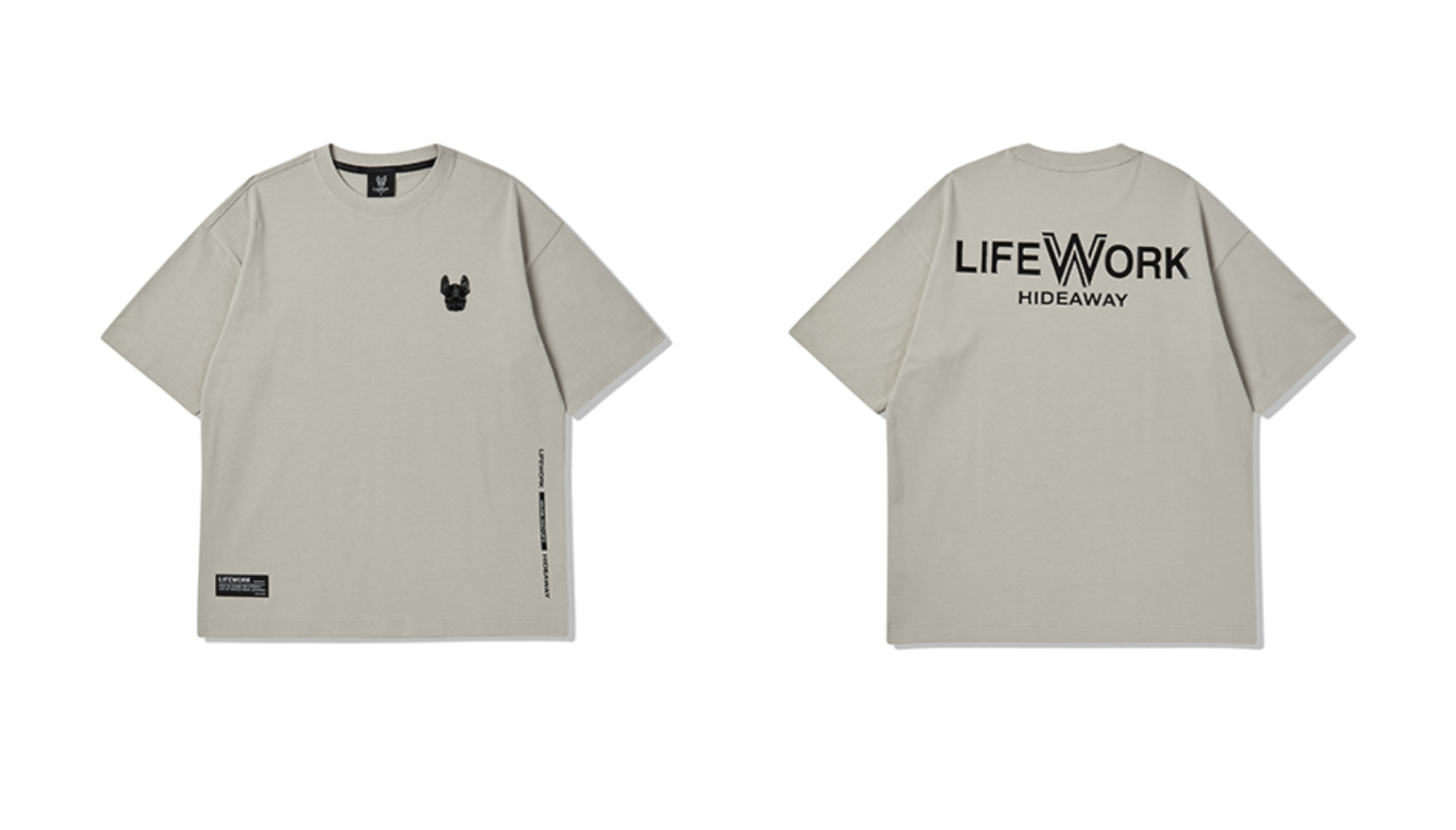 韓國 Lifework Supima Logo Short Sleeve T-Shirt【SC108】