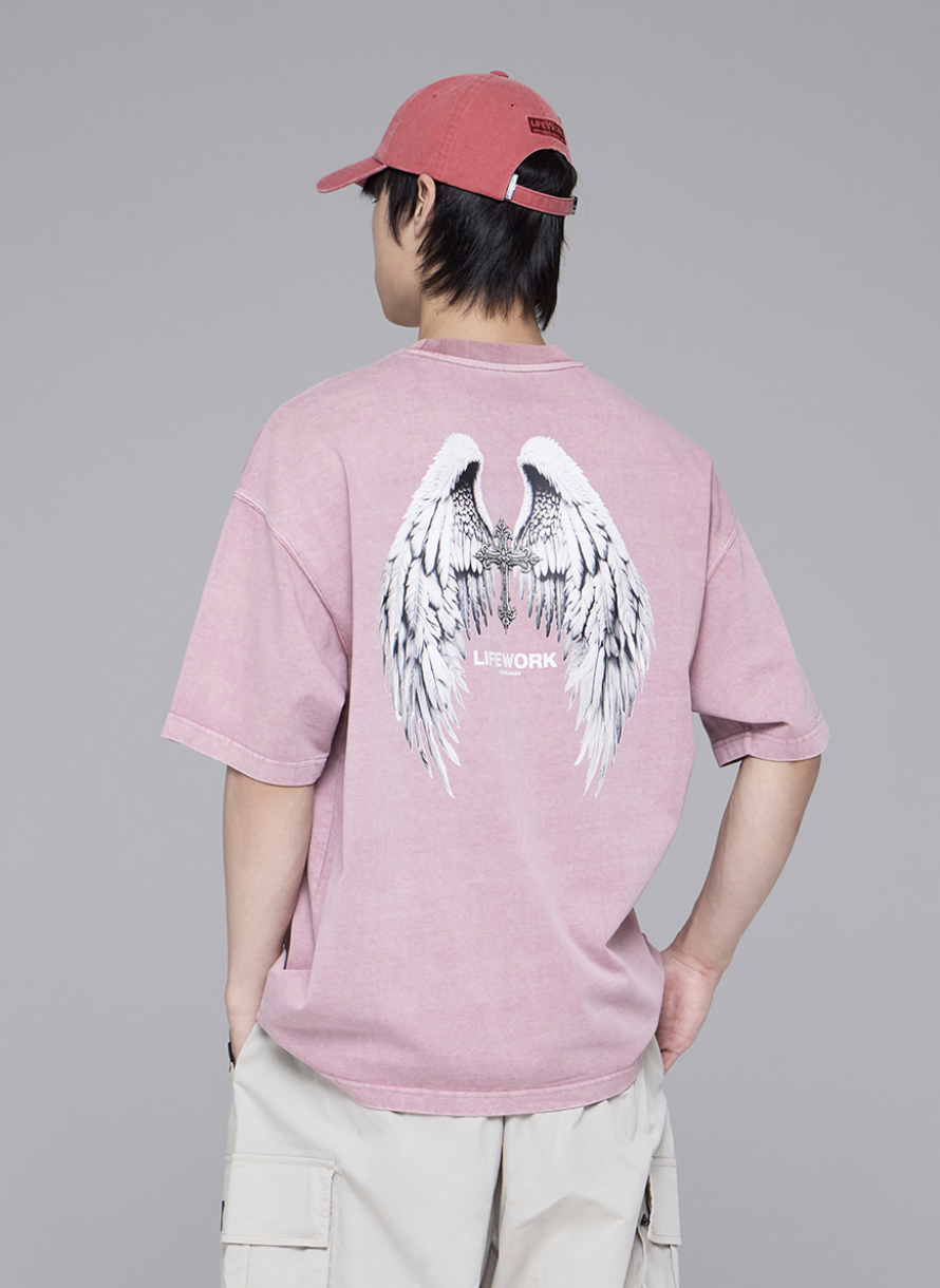 韓國 Lifework Garment Chrome Short Sleeve T-Shirt【SC109】