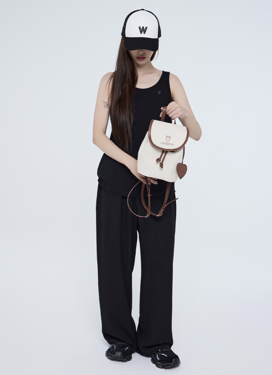 韓國 Lifework Radoc Love Charm Oxford Mini Backpack【SC115】