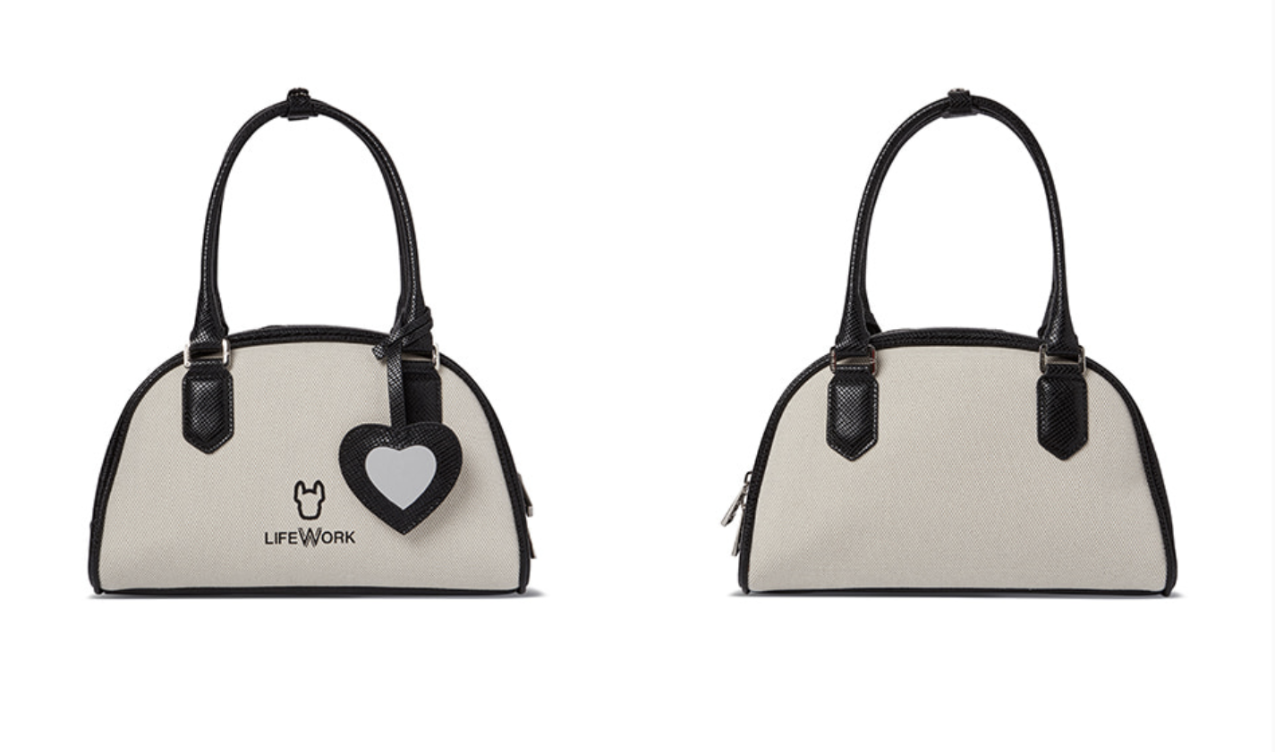 韓國 Lifework Women's Radok Love Charm Oxford Tote Bag【SC116】
