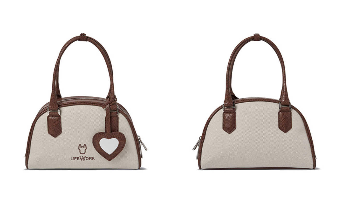 韓國 Lifework Women's Radok Love Charm Oxford Tote Bag【SC116】