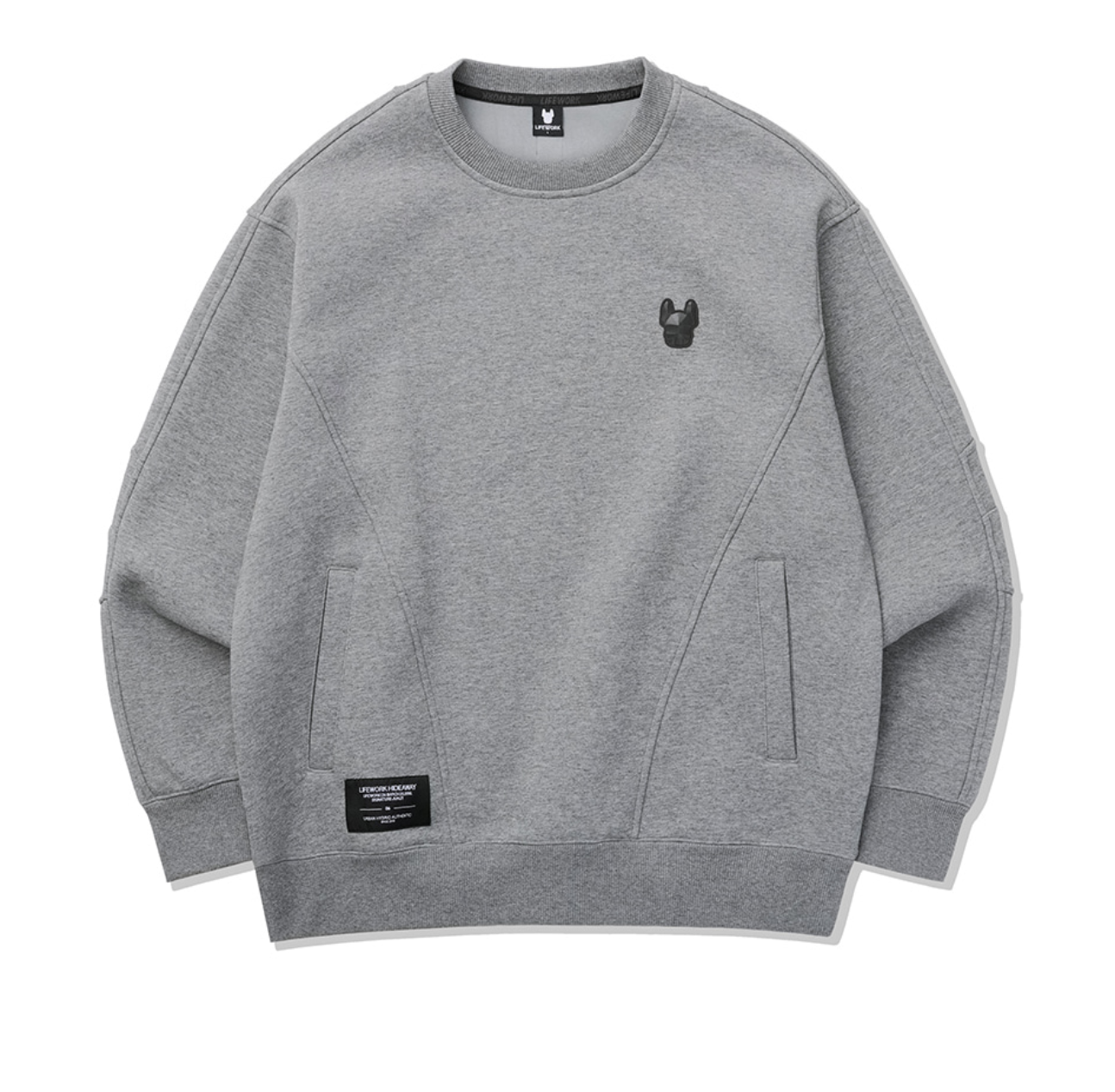 韓國 Lifework Lite Bonding Cut Pocket Sweatshirt【SC086】